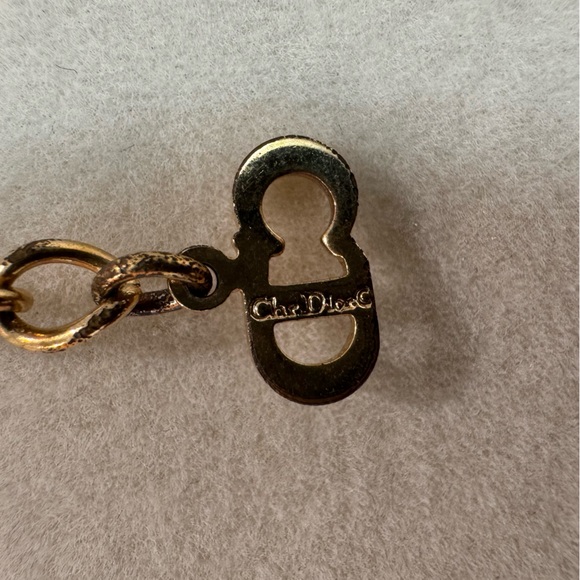 Christian Dior CD Rhinestone Necklace - Picture 3 of 10
